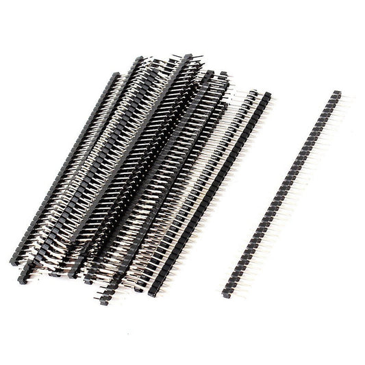 20PCS 40Pin 2.54mm Single Row Straight Male Pin Header Strip For PBC Ardunio