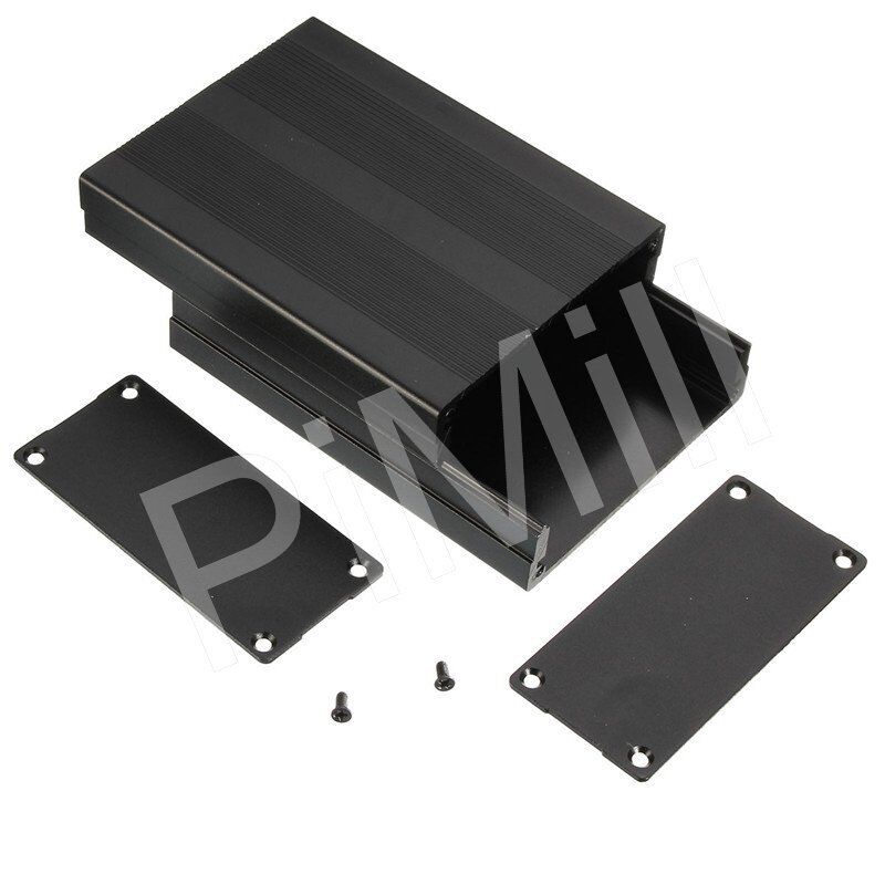 Aluminum Project Box Enclosure Case Electronic DIY 100x76x35mm Black US Stock