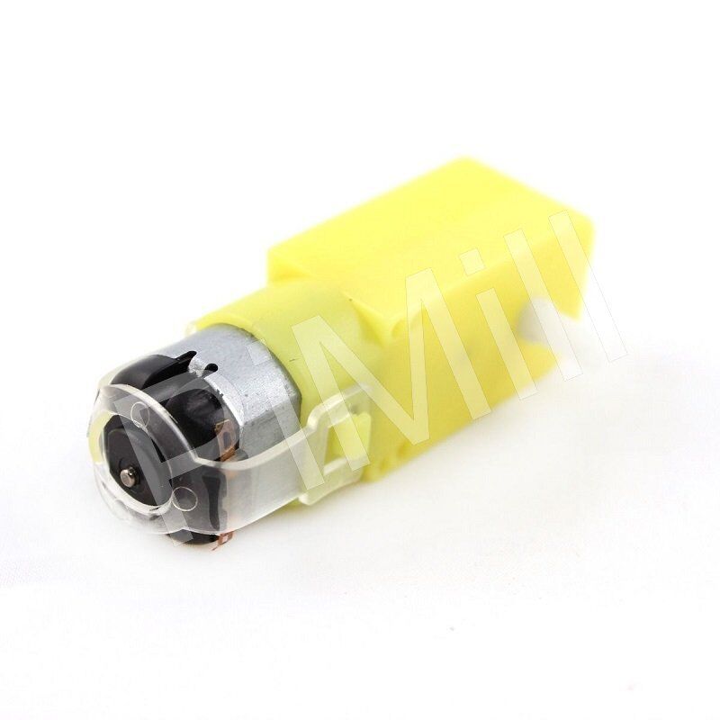 2Pcs Smart Robot Car Plastic Tire Tyre Wheel w/ DC 6V Gear Motor Set For Arduino