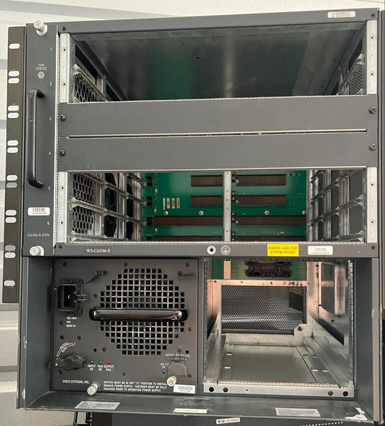 Cisco System Catalyst 6500-E Catalyst WS-C6500-E Chassis with 1 Power supply