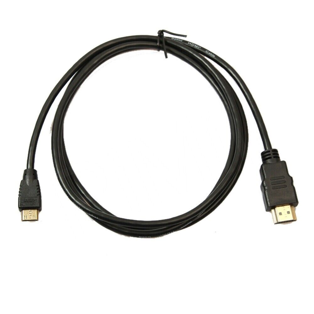 Black Micro HDMI To HDMI Cable 6FT 1.8M 4K for Raspberry Pi 4 Model B US