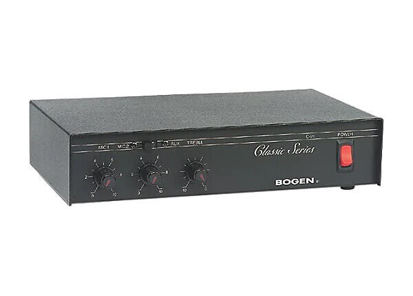 Bogen C20 Classic Series 20W 2 Channel Public Address PA Mixer Amplifier Amp