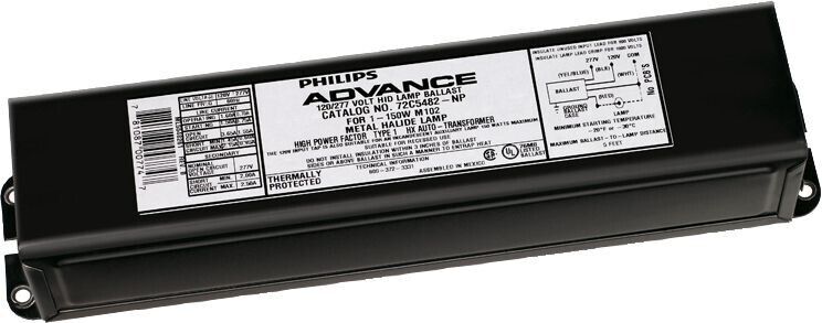 Philips Advance 72C5381-Np-001 Philips Advance 100 W, 1 Lamp Hid Ballast Dual