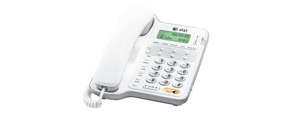 New AT&T CL2909 Corded Phone with Speakerphone and Caller ID/Call Waiting White