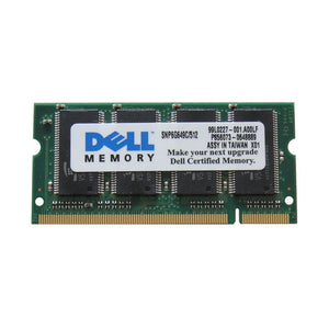 SNP6G649C/512 Dell 512MB PC2700 DDR-333MHz non-ECC Unbuffered CL2.5 200-Pin
