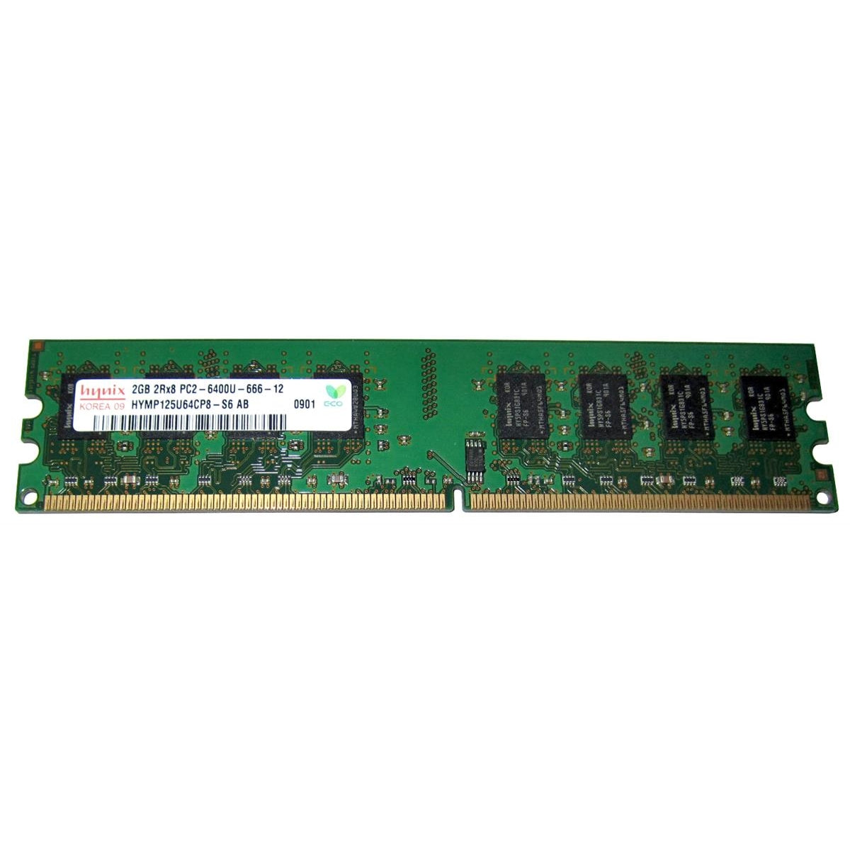 Hynix HYMP125U64CP8-S6 2GB PC2-6400U DDR2-800MHz CL5 240-Pin DIMM Memory Module