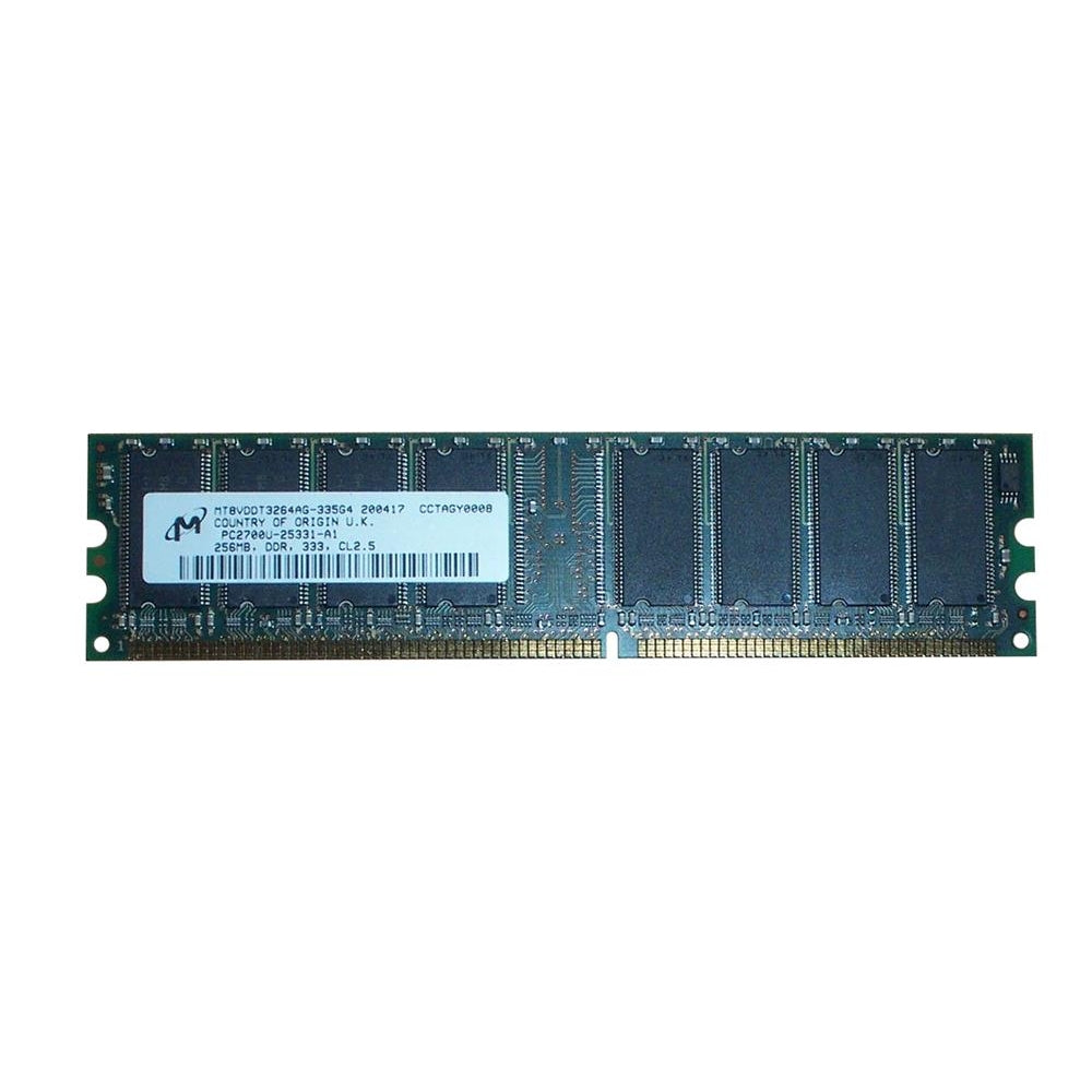 MICRON MT8VDDT3264AG-335G4 256MB DDR PC2700U-25331