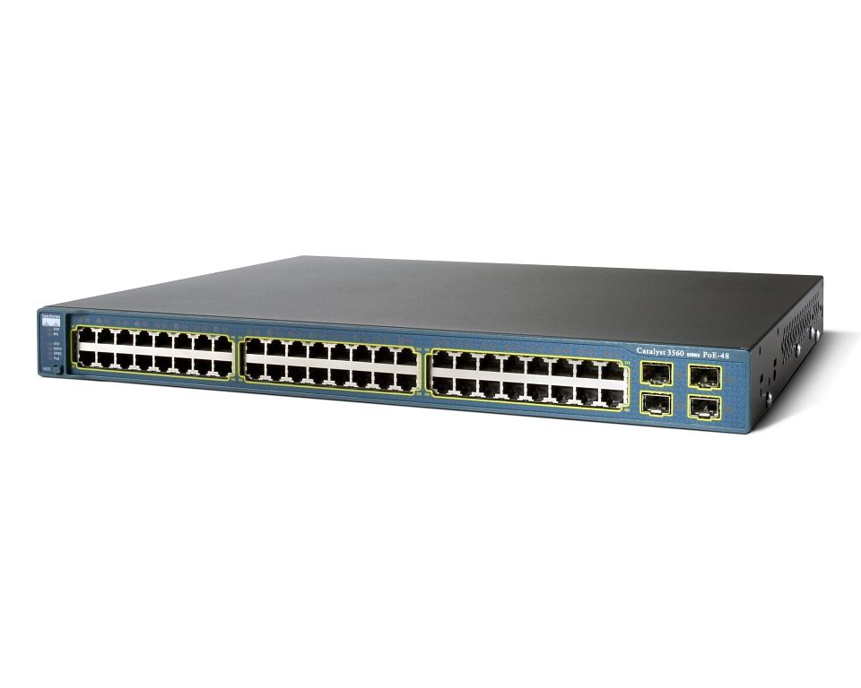 Cisco Catalyst 3560 48-Port Fully Managed Ethernet Switch (WS-C3560-48PS-S)
