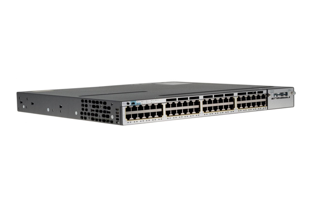 NEW Cisco WS-C3750X-48P-S Gigabit PoE Switch IP Base 715W AC 3750X