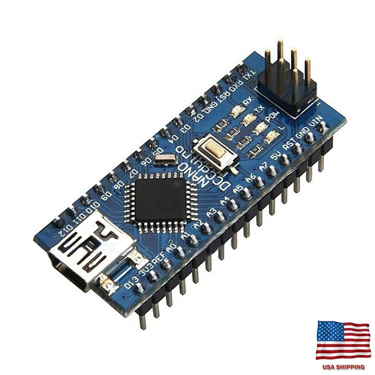 Microcontroller Mini Usb Mini USB Nano 5V 16M ATmega328P CH340G Micro-controller board Arduino ...