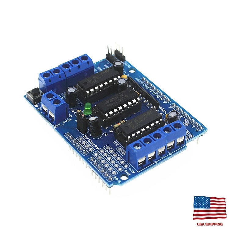 Motor Drive Shield Expansion Board L293D For Arduino Duemilanove Mega2560 UNO