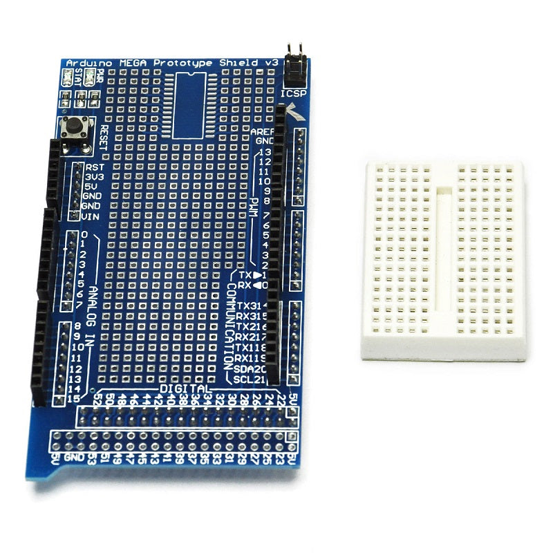 New Prototype Shield ProtoShield V3 + Mini Bread Board For Arduino MEGA