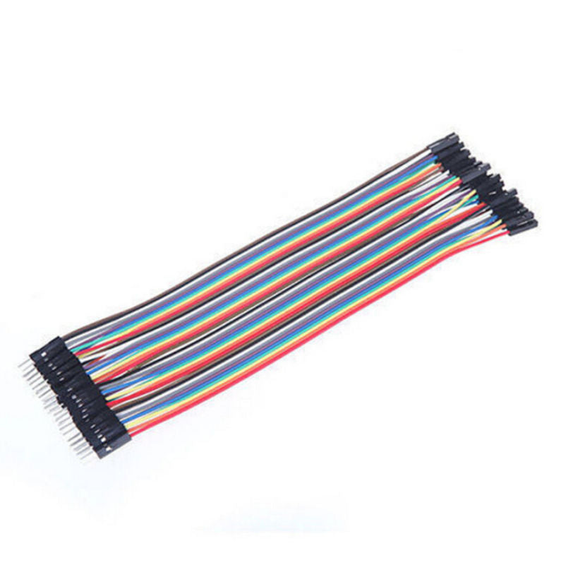 40pcs 20cm 2.54mm Male to Female Dupont Wire Jumper Cable for Arduino Breadboard