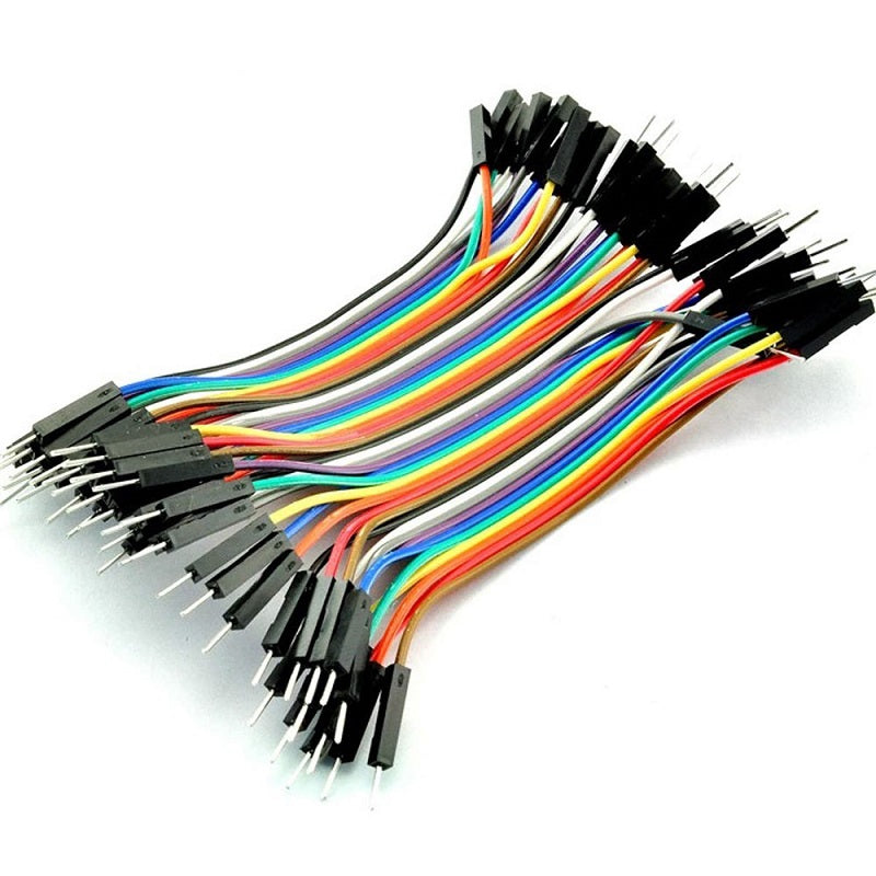 40pcs 10cm Male To Male Dupont Wire Jumper Cable for Arduino Breadboard