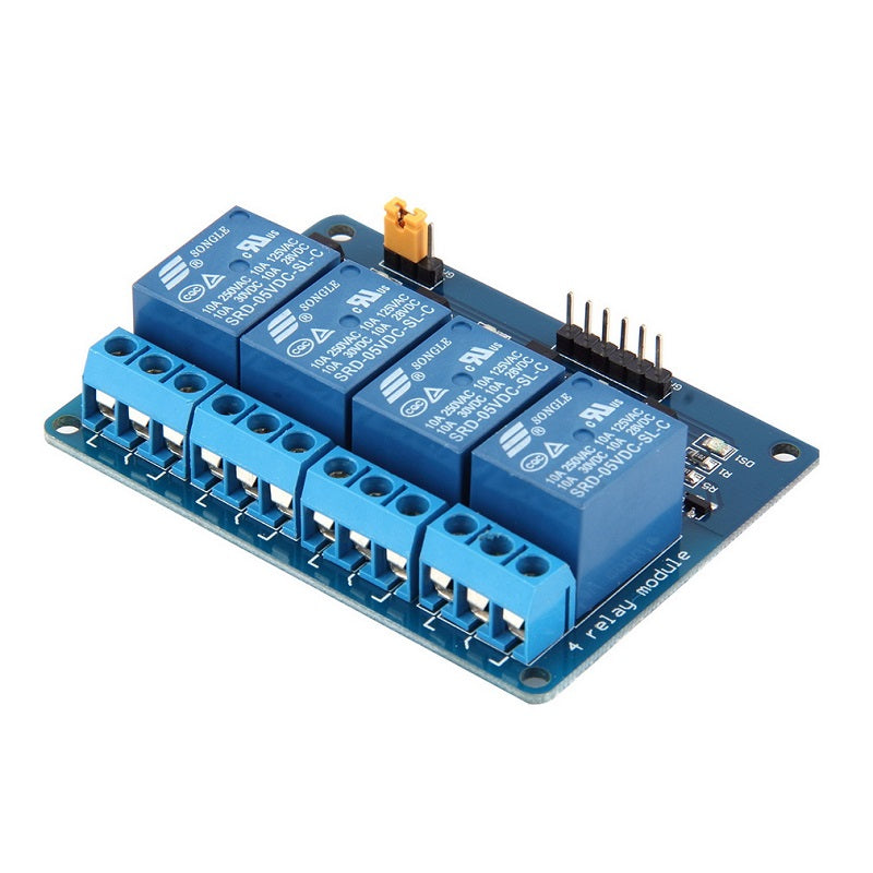 4 Channel DC 5V Relay Switch Module for Arduino Raspberry Pi ARM AVR DSP