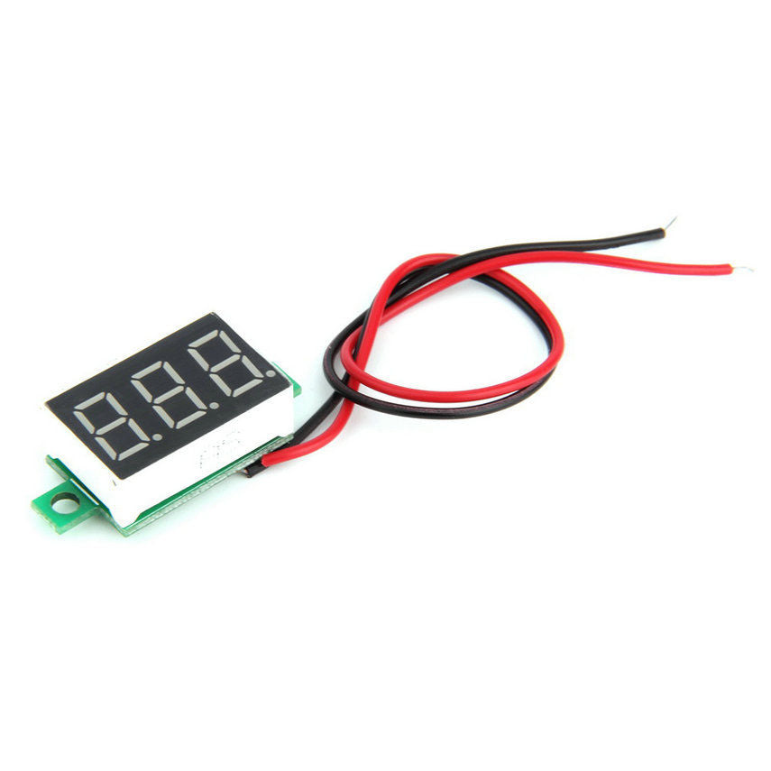 Mini Blue DC 0-30V LED Display Digital Voltage Voltmeter Panel For Arduino