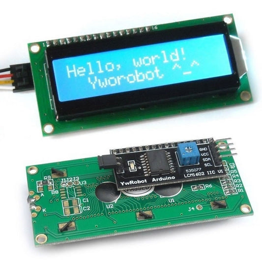 IIC/I2C/TWI 1602 Serial Blue Backlight LCD Display For Arduino