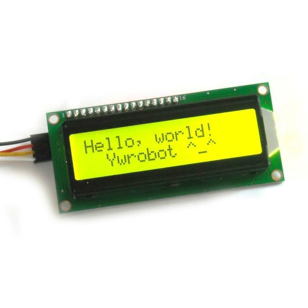 IIC/I2C/TWI 1602 Serial Yellow Backlight LCD Display For Arduino