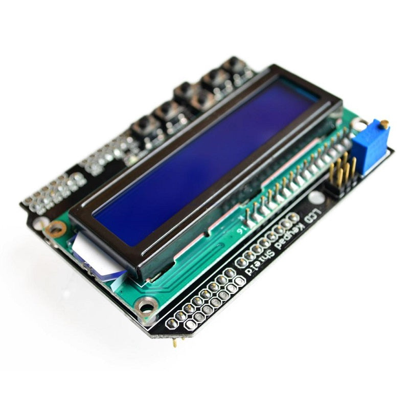 Lcd Keypad Module 1602 16x2 Character LCD Keypad Shield LCD Display Module Blue Screen f ...