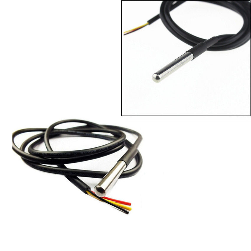 DS18B20 Stainless Steel Waterproof Digital Thermal Probe Sensor 100cm Arduino