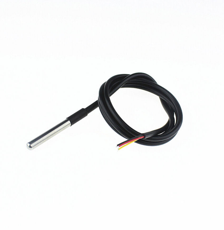 DS18B20 Stainless Steel Waterproof Digital Thermal Probe Sensor 100cm Arduino