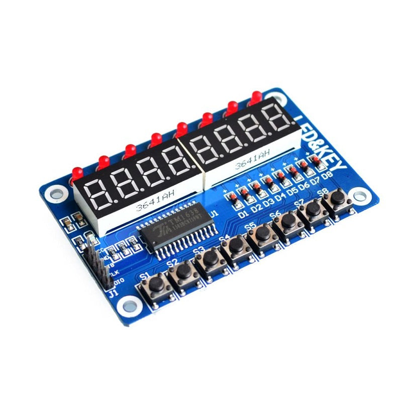 8-Bit LED 8-Bit Digital Tube 8-Bit Key TM1638 module for AVR Arduino A ...
